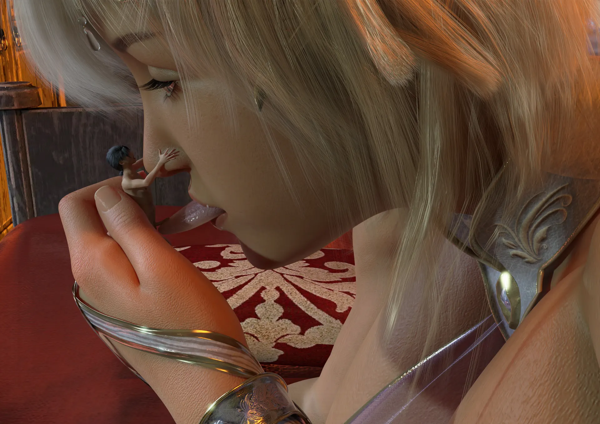 Everyone Has Giantess Angel Waifus in Heaven screenshot 4
