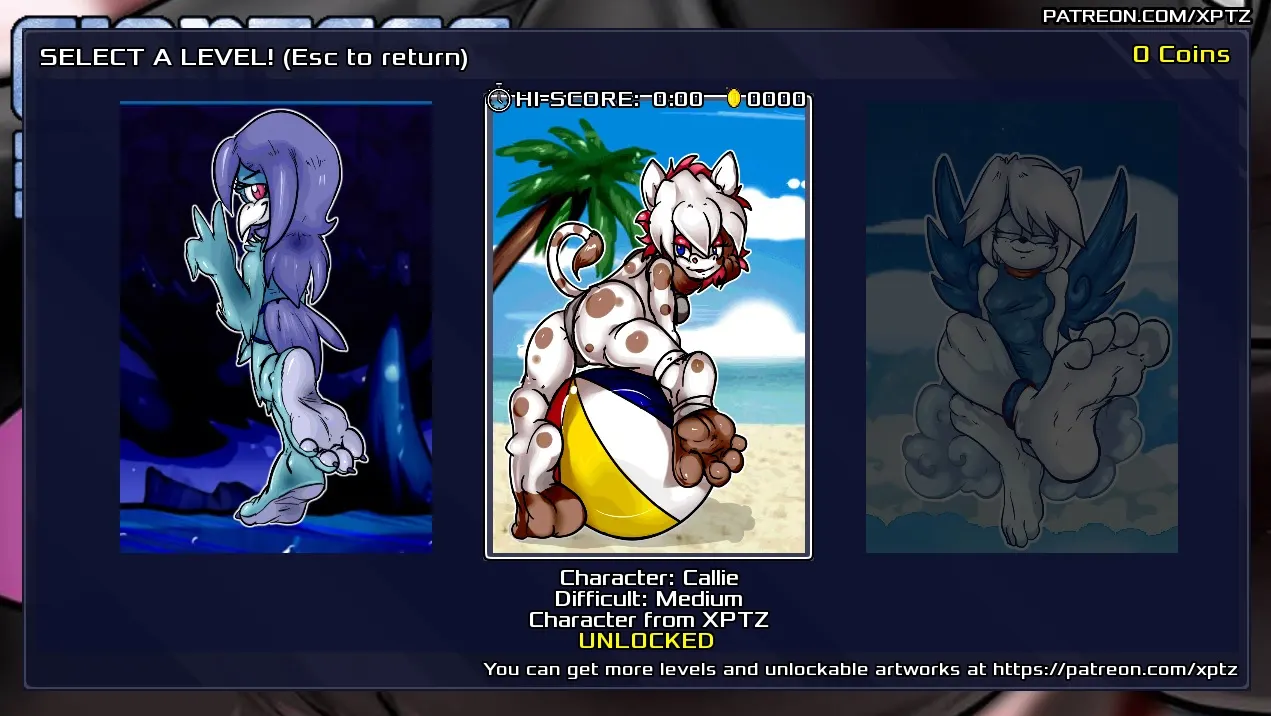 GiantessRun (NSFW furry paw fetish game) screenshot 1