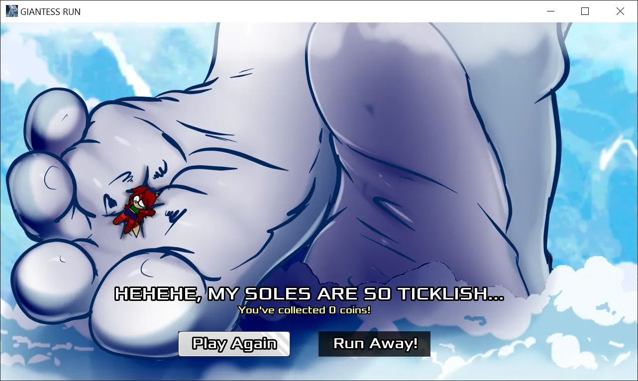 GiantessRun (NSFW furry paw fetish game) screenshot 4