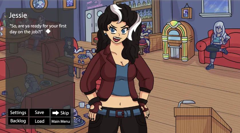 Man Squishers Visual Novel screenshot 1